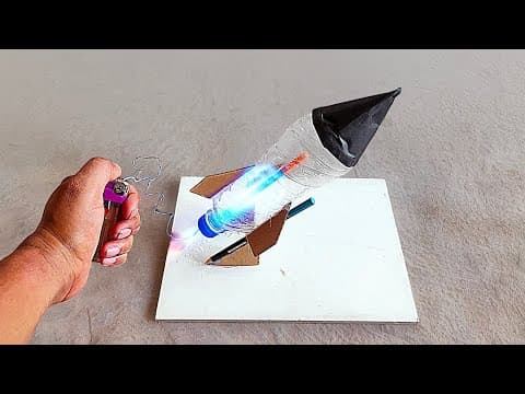 How to make rocket with plastic bottle | How to make bottle rocket | Science project
