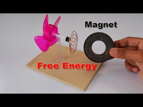 Magnet Pinwheel - Perpetual motion - Free Energy Machine