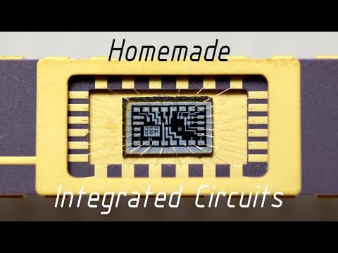 Homemade Silicon ICs / Computer Chips