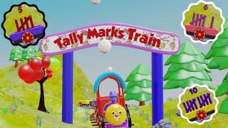 Tally Marks Train|Tally Marks|Tally Marks for Kids|Tally Marks for preschool Kindergarten