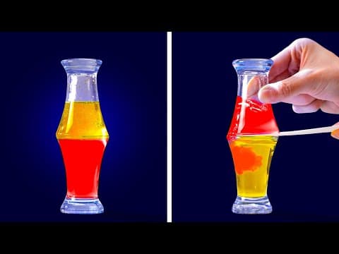 Cold VS Warm water || Science experiments look like pure magic