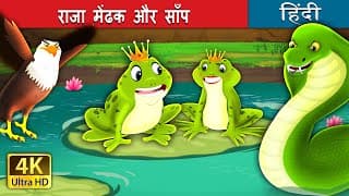 राजा मेंढक और साँप | King Frog and Snake Story in Hindi | HindiFairyTales