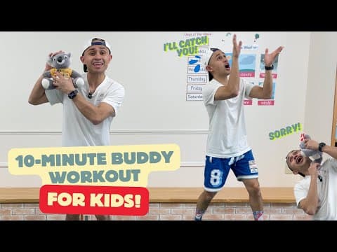 10-Minute Buddy Workout | Fun Fitness Using Your Favorite Toy