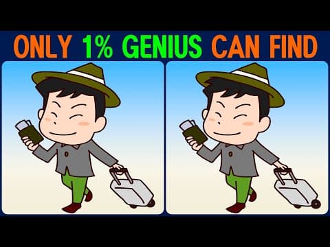 【Find the Difference】 99% of people can't find all the differences!