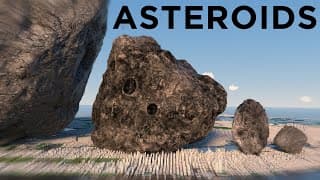 ASTEROIDS Size Comparison 2