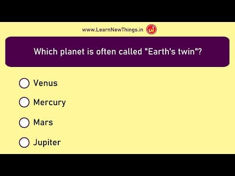 Space Quiz - Part 2 | 10 Questions | General Science