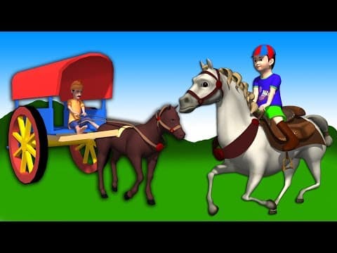 Chal chal gurram - animated rhmyes for kids