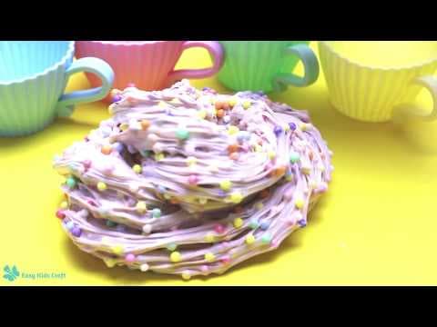 DIY Fluffy Floam Slime - No Borax Slime