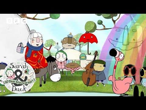 Birthday Song 🎉 | 10th Anniversary | Sarah and Duck Official