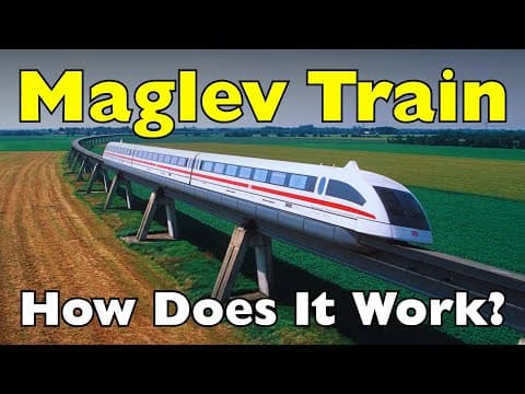 How Do Maglev Trains Work? Levitated Travel [ID0712]