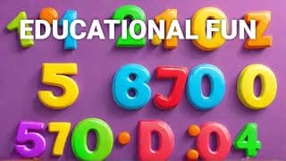 Toddlers and Preschoolers Learn Numbers 1 to10  Fun Counting Video for Kids  Educational Song
