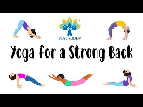 Easy Yoga Poses for Kids for a Strong Back | Beginner Yoga for Children | Yoga Guppy