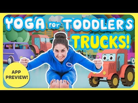 Preschool Yoga Adventure with Trucks & Transport! - Yoga Time!