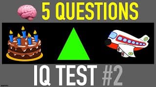 IQ TEST | How High Can You Score |Test Your Smarts