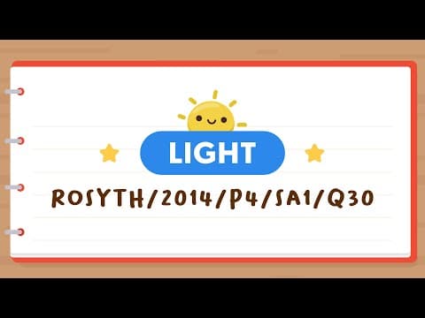 PSLE SCIENCE MADE SIMPLE EP04 | Light | Identify The Transparency Of Objects In A Line