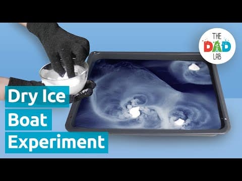 Floating Dry Ice Experiment
