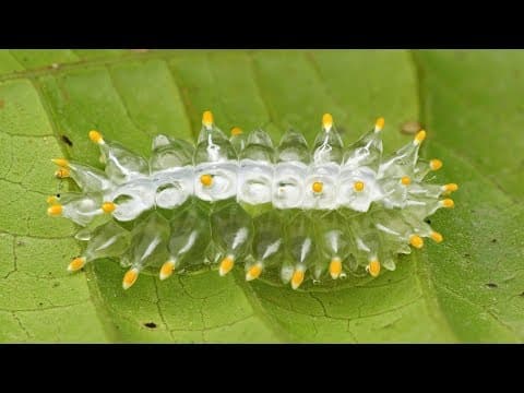 Jewel Caterpillar from the Amazon rainforest of Ecuador