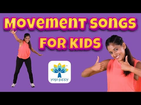 Movement Song for Kids | The Yoga Guppy Dance | Boom Chika Boom | Songs for Children