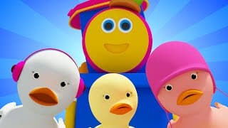 five little ducks | nursery rhyme video | 3d rhymes | preschool learning