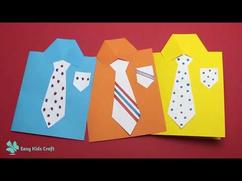 Shirt and Tie Card | Fathers Day Card Idea