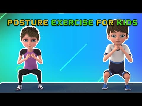 IMPROVE KIDS POSTURE AT HOME - EASY AND SIMPLE EXERCISES | Kids Exercise