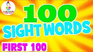 100 SIGHT WORDS for KIDS! - Learn Sight Words (Fry Words List)
