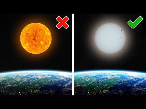 The Real color of the Sun and other myths about space
