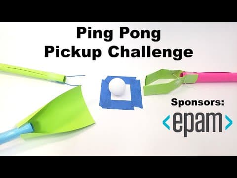 Ping Pong Pickup Challenge
