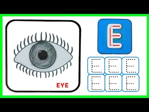 Tracing - tracing letter e - tracing letters for kids - practice writing letter e