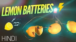 How to Make Lemon Batteries