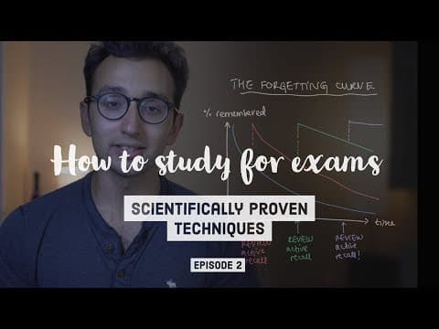How to study for exams - spaced repetition