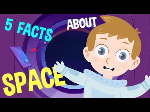 Kids Space Facts - Space Facts for Kids - Solar System Facts for Kids - Space Facts -Fun Space Facts