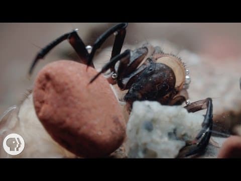 Sticky. Stretchy. Waterproof. The Amazing Underwater Tape of the Caddisfly | Deep Look