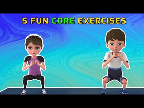 FUN AND ENGAGING CORE EXERCISES FOR KIDS | Kids Exercise