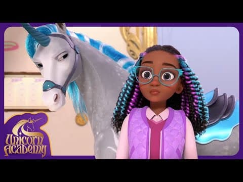 Layla gets Caught Sneaking out of Class 😲 | Unicorn Academy | Cartoons for Kids
