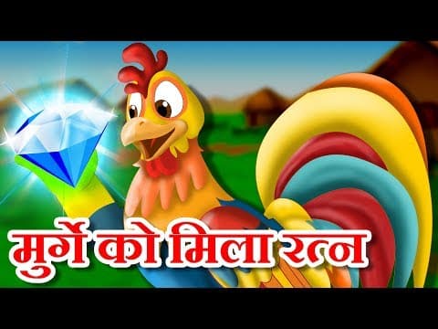 मुर्गे को मिला रत्न | Rooster Who Found A Jewel Story | Panchatantra Kahaniya | Hindi Kahaniya