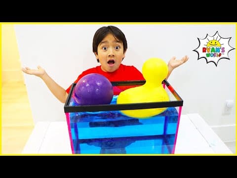 Learn Sink or Float Experiments For Kids with 1hr kids learning video!!