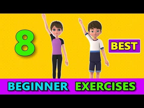8 BEGINNER FITNESS EXERCISES FOR CHILDREN - START WORKING OUT