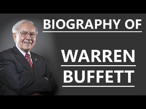 Biography of Warren Buffett, CEO of Berkshire Hathaway & 3rd wealthiest billionaires in the world
