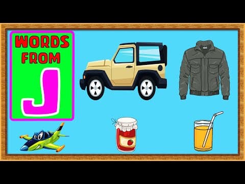 5 words from j - words from j - words from alphabets