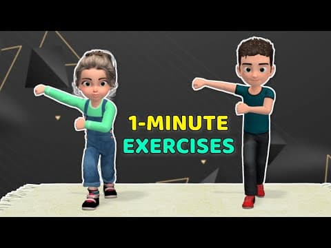 1-MINUTE EXERCISES – BURN LOTS OF CALORIES!