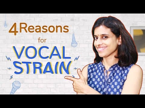 4 Reasons for Vocal Strain | VoxGuru ft. Pratibha Sarathy