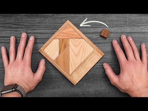 Try to put this square in the frame - how is it possible?