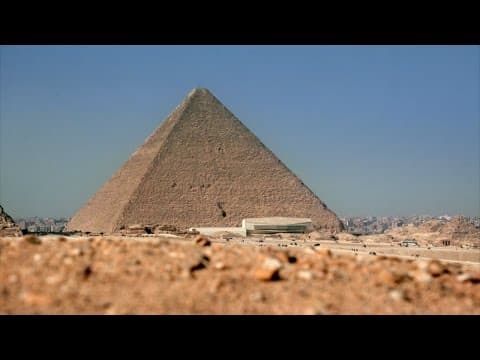 How did the egyptians raise huge stoneworks?