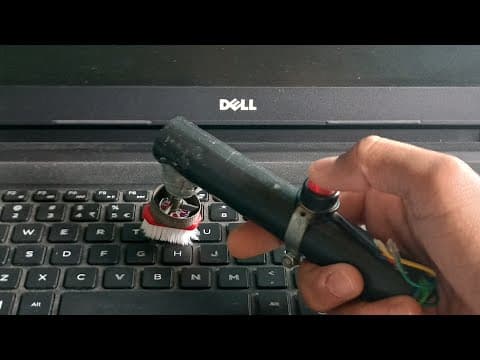How To Make A Laptop & Gadgets Cleaning Machine || DC motor Life Hacks