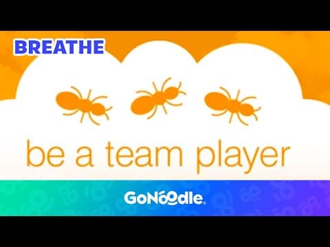 Learn To Be a Team Player|Guided Meditiation For Kids|Breathing Exercises |GoNoodle