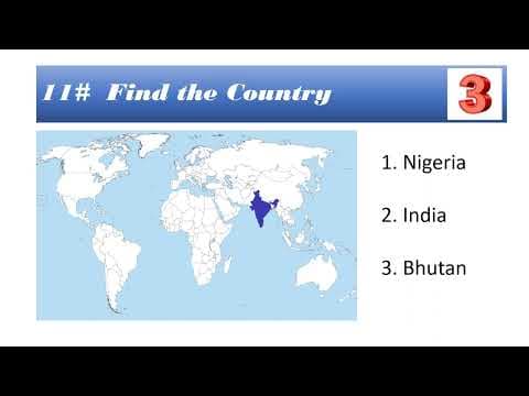 Guess the country in the World Map (Part-1)| Geography Quiz