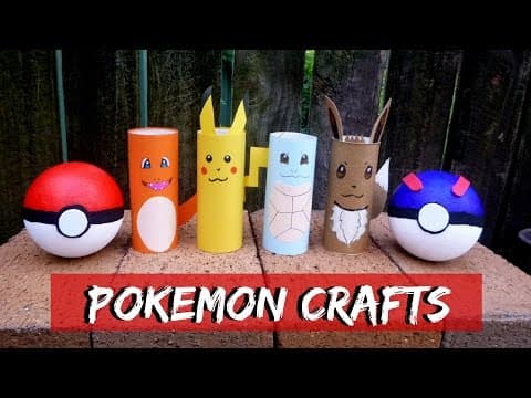 Pokemon Crafts - How to Make Pikachu and Friends