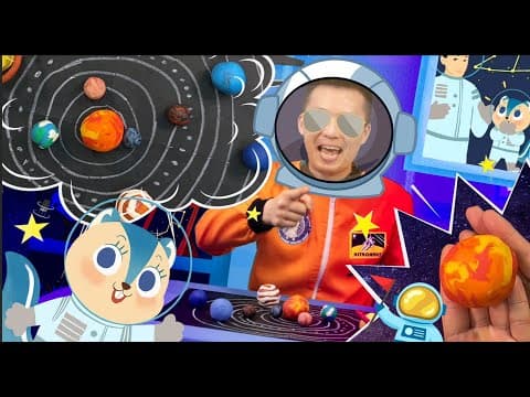 Space & Astronomy | DIY Play Doh Solar System Planet | Experiment | Arts & Crafts | Science for Kids