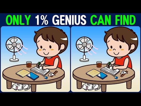 【Find the Difference】 Spot the differences in similar picture puzzles!